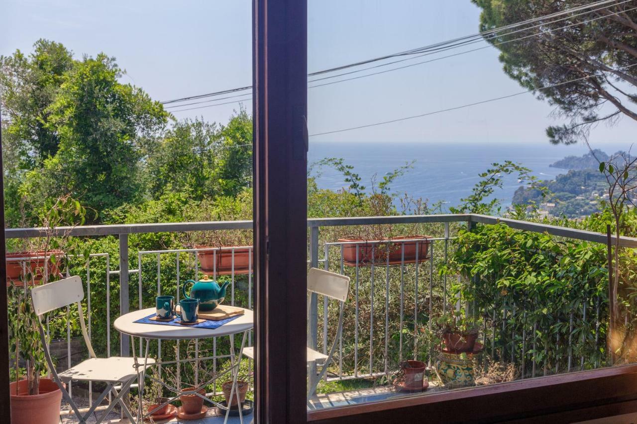 Casa Anna Sea View, Pool, Parking & Wifi Apartment Rapallo Exterior photo